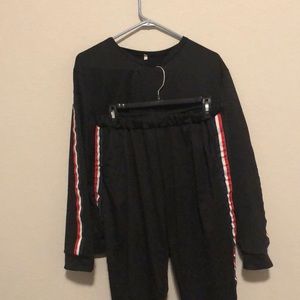 2 piece sweat suit